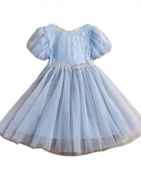 2022 Summer Princess Dress For Girl Elegante Casual Kids Dress Girl Sho