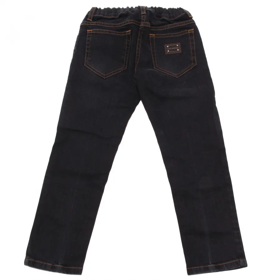 7934Q Jeans nero bimba DOLCE & GABBANA JUNIOR trousers pants kids