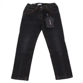 7934Q Jeans nero bimba DOLCE & GABBANA JUNIOR trousers pants kids