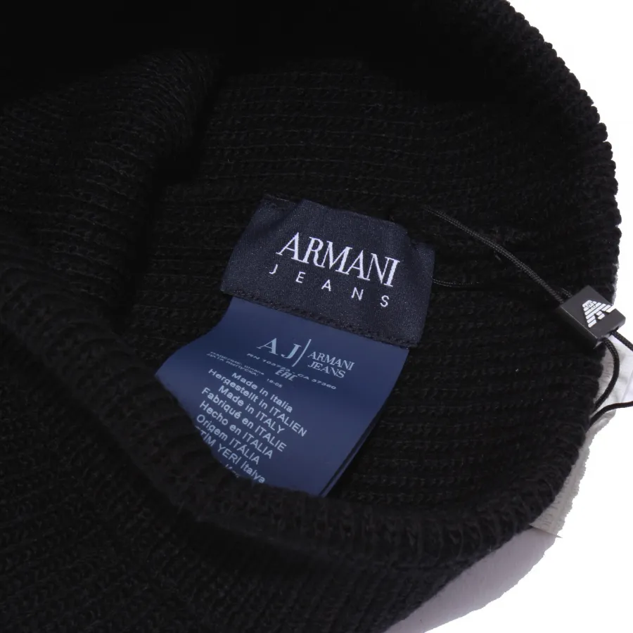 9401X cuffia BOY bimbo ARMANI JEANS black beanie hat