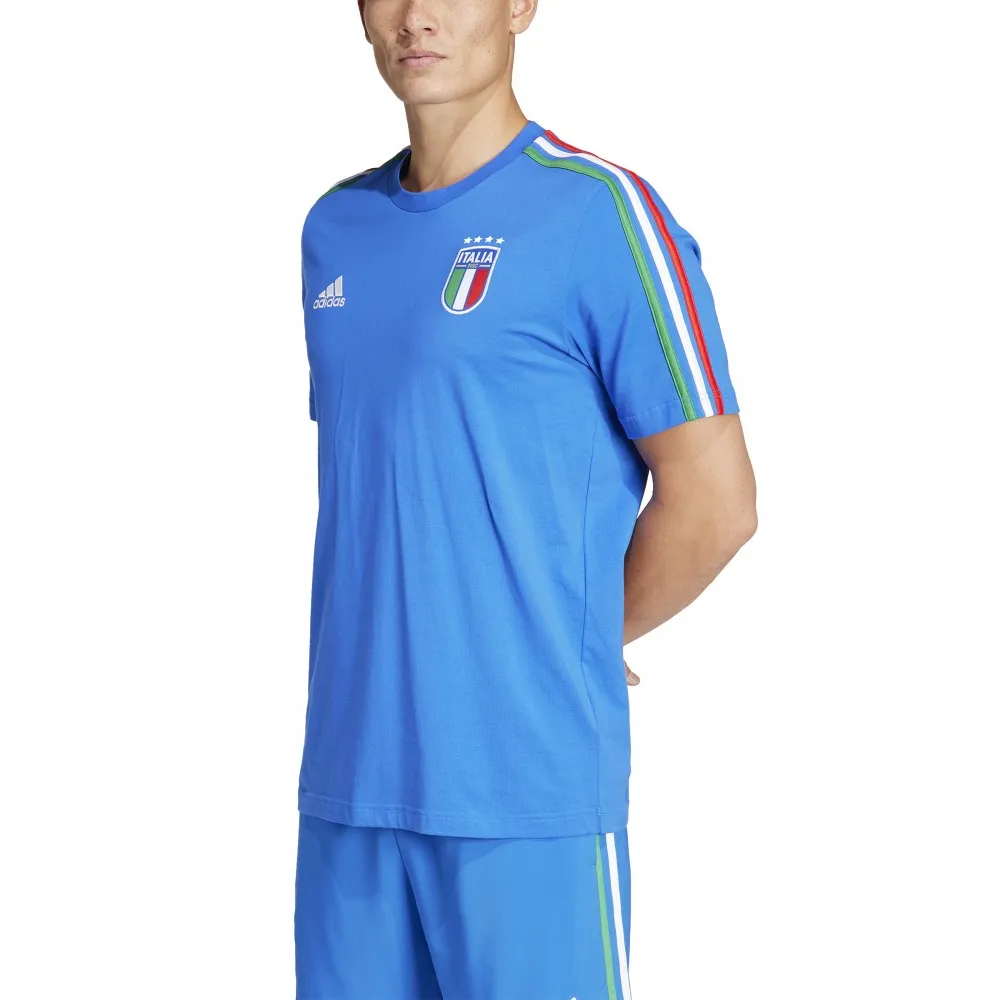 ADIDAS Maglia Calcio Italia Dna Azzurro Bianco Uomo