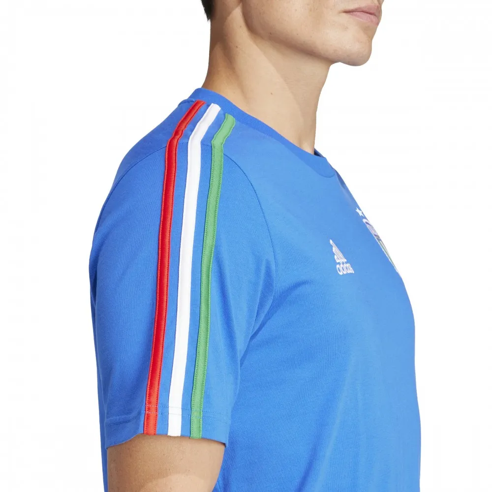 ADIDAS Maglia Calcio Italia Dna Azzurro Bianco Uomo