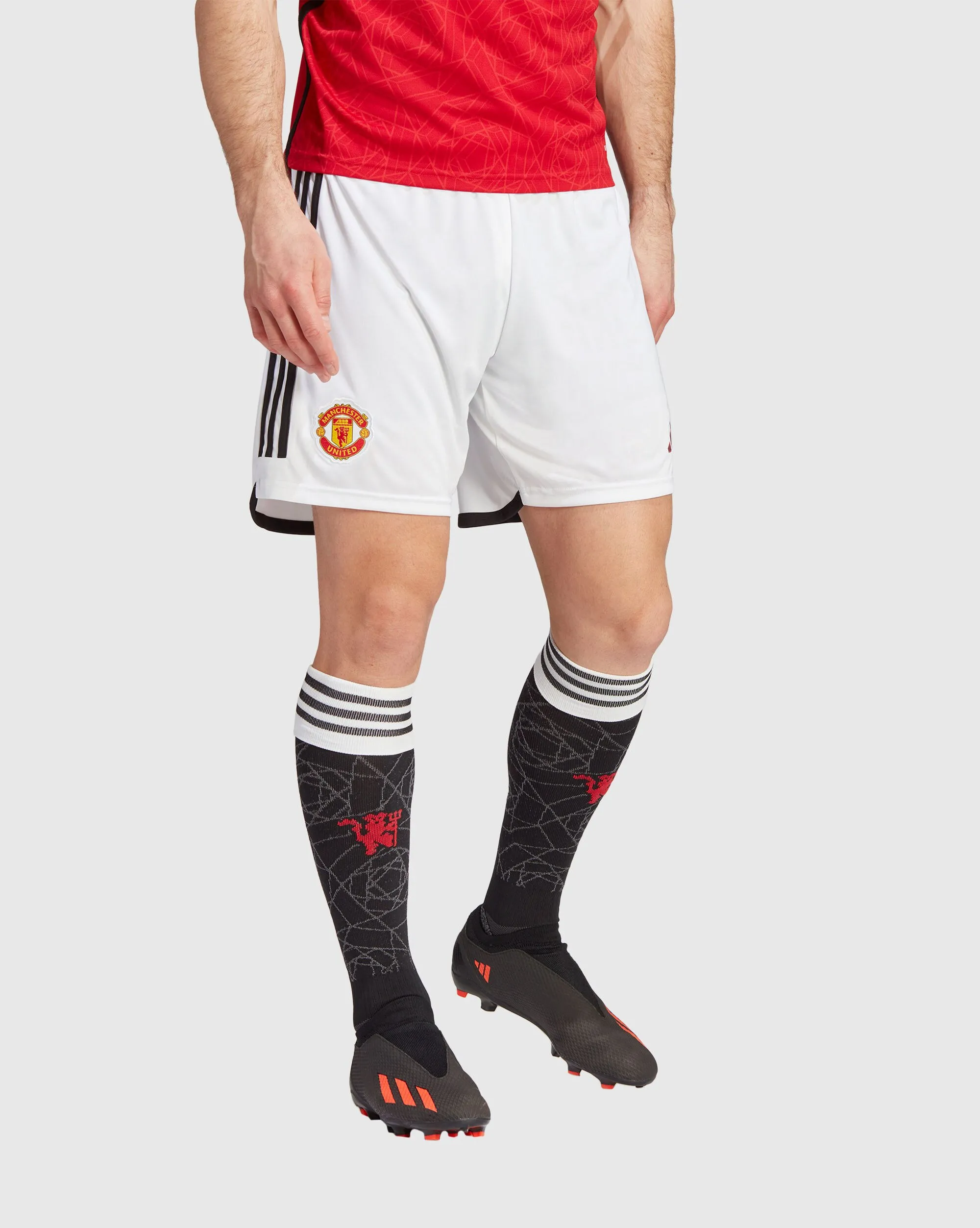 Adidas Pantaloncini Home 23/24 FC Manchester United Uomo