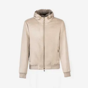 Baby cashmere bomber jacket