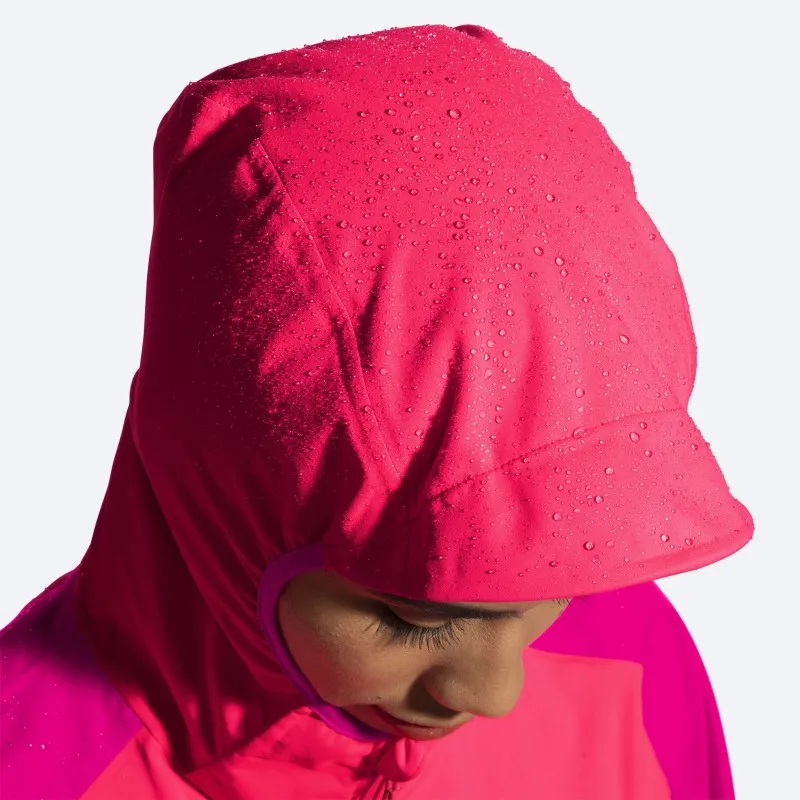 BROOKS High Point Waterproof Jacket  Hyper Pink/Fuchsia DONNA