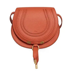 CHLOE  Borsa ''Marcie'' piccola in pelle arancione