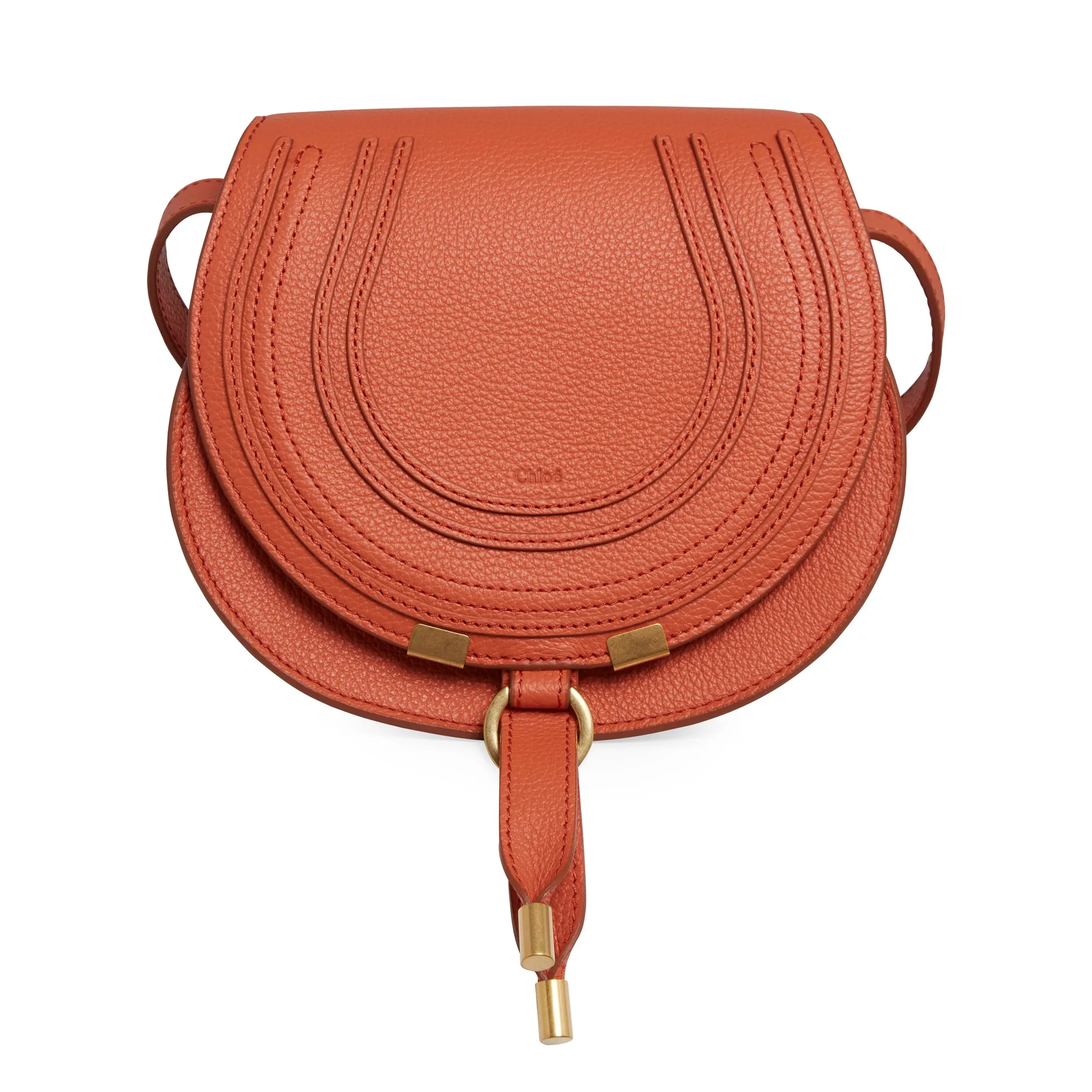 CHLOE  Borsa ''Marcie'' piccola in pelle arancione