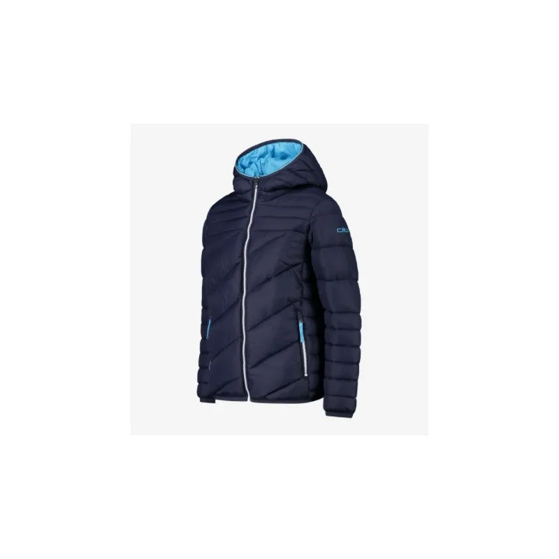 Cmp Kid Jacket Fix Hood Ecopiumino Junior Bimbo