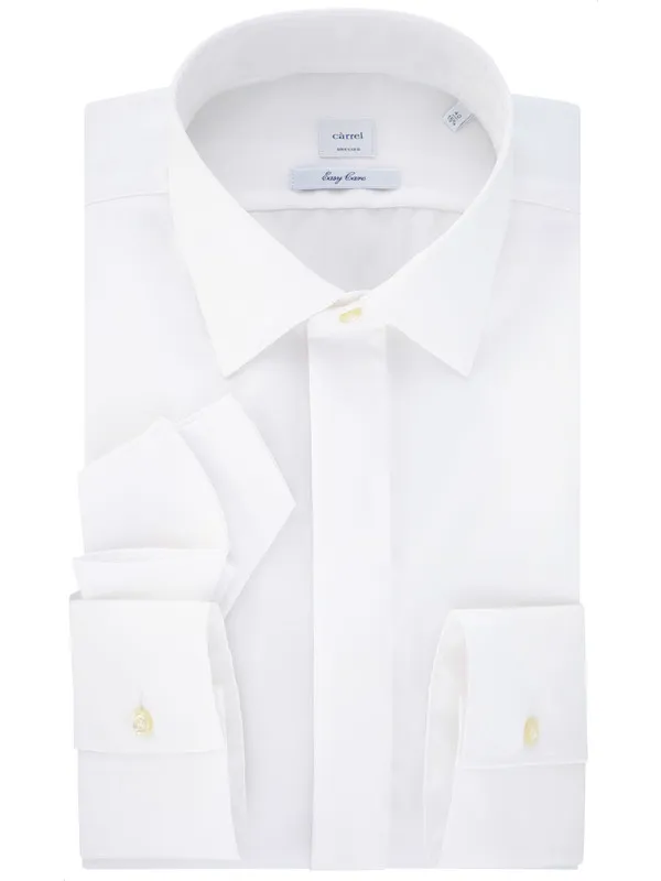 Elegant White Shirt Easy Iron