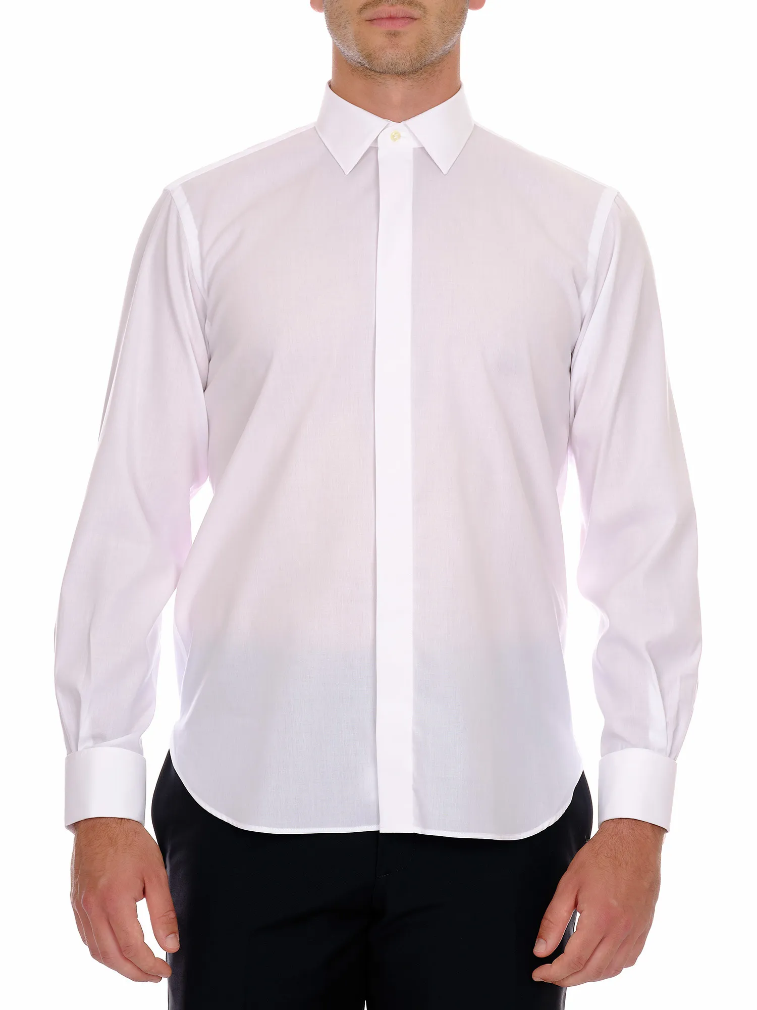 Elegant White Shirt Easy Iron