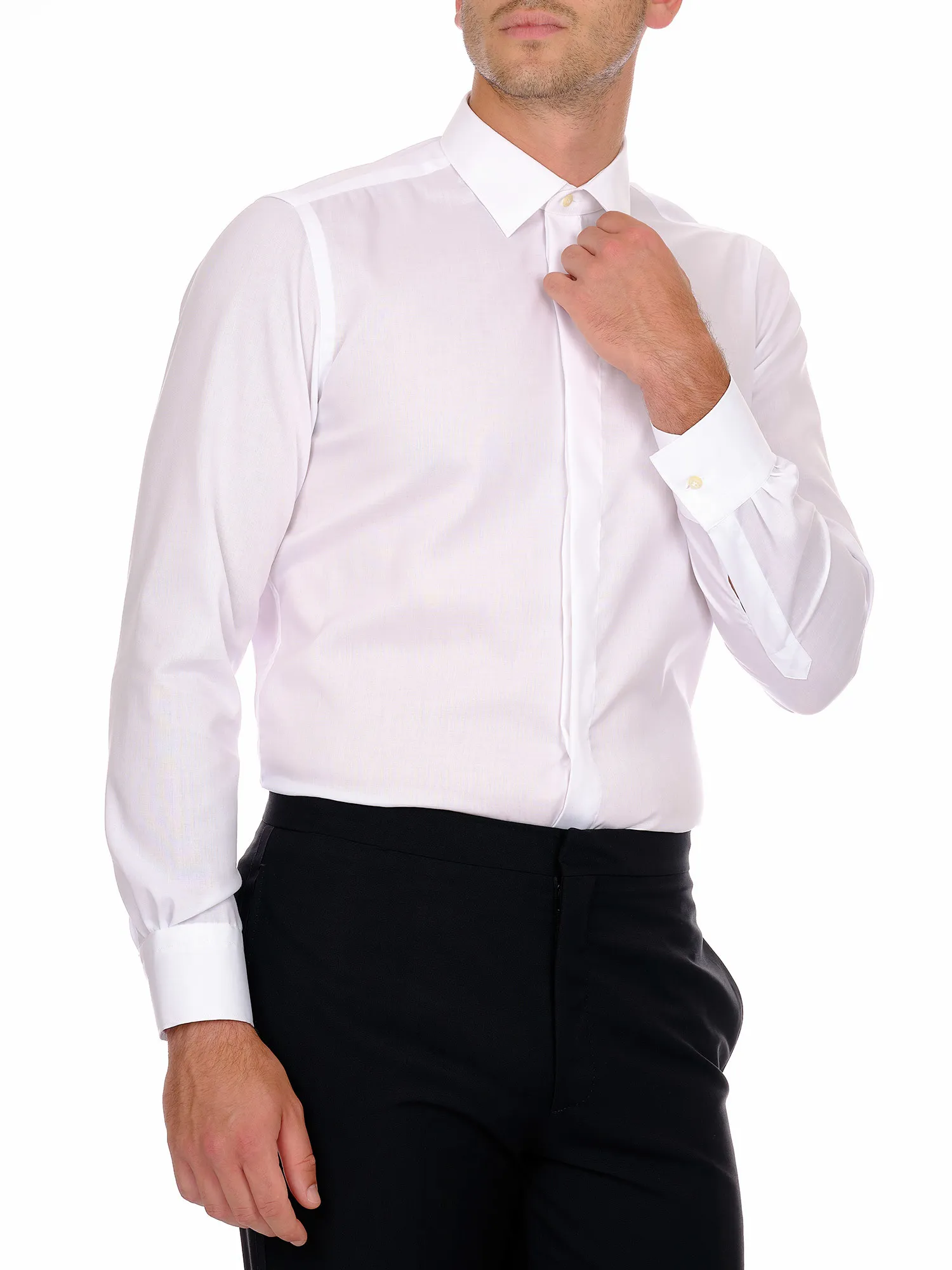 Elegant White Shirt Easy Iron