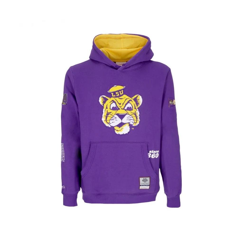 felpa cappuccio uomo ncaa team origins fleece hoodie loutig PURPLE