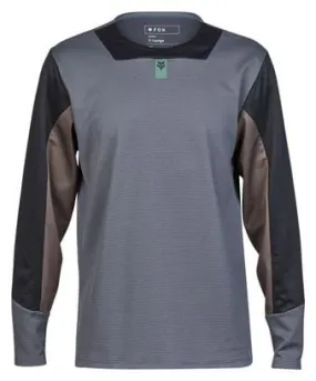 Fox Defend Kids Long Sleeve Jersey Grey