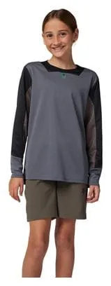 Fox Defend Kids Long Sleeve Jersey Grey