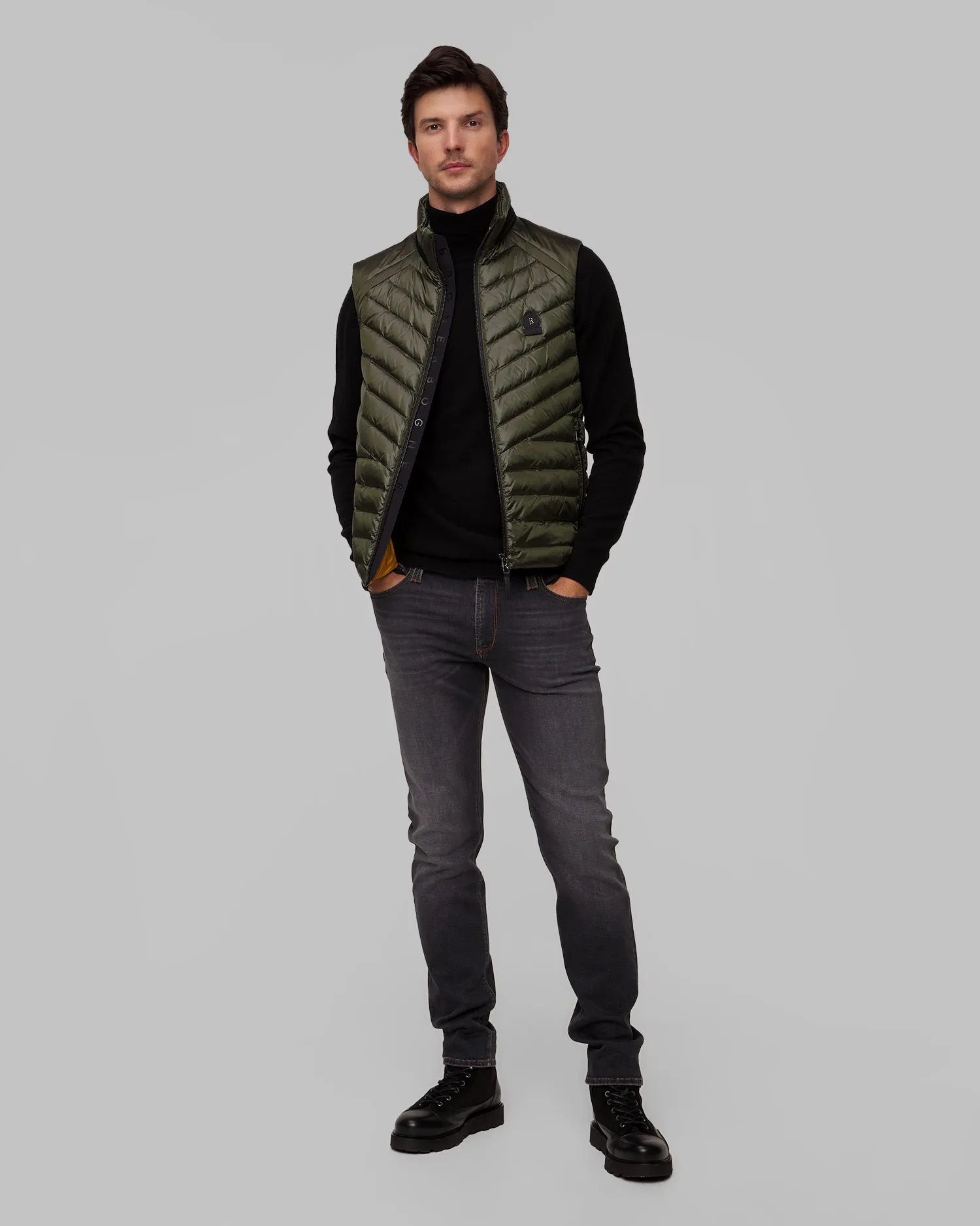 Gilet cachi con piumino da uomo BOGNER Lasse-D2 38486549-274