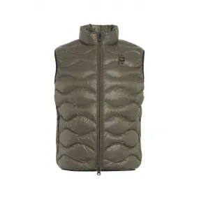 Gilet trapuntato verde