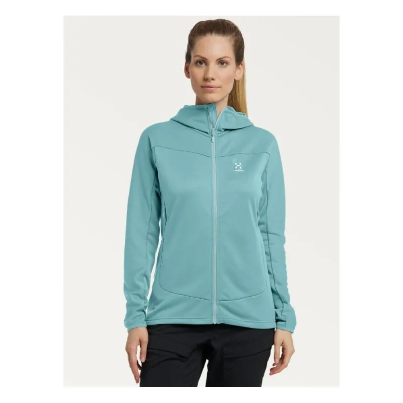 Haglôfs Frost Mid Hood (frost Blue) Pile con cappuccio da donna