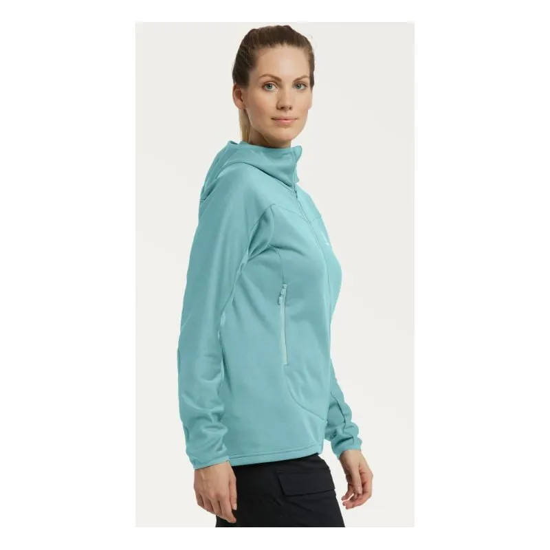 Haglôfs Frost Mid Hood (frost Blue) Pile con cappuccio da donna