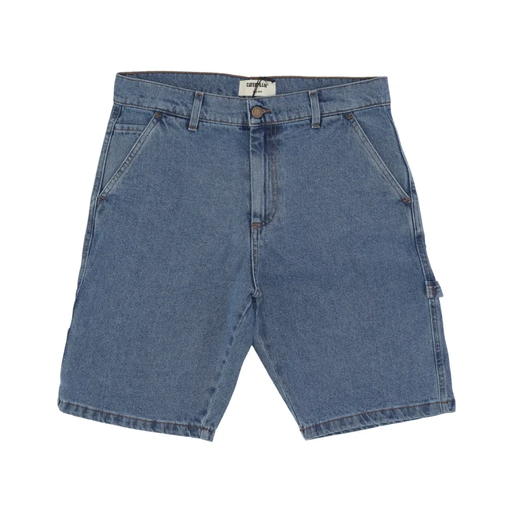 jeans corto uomo denim carpenter short BLUE DENIM