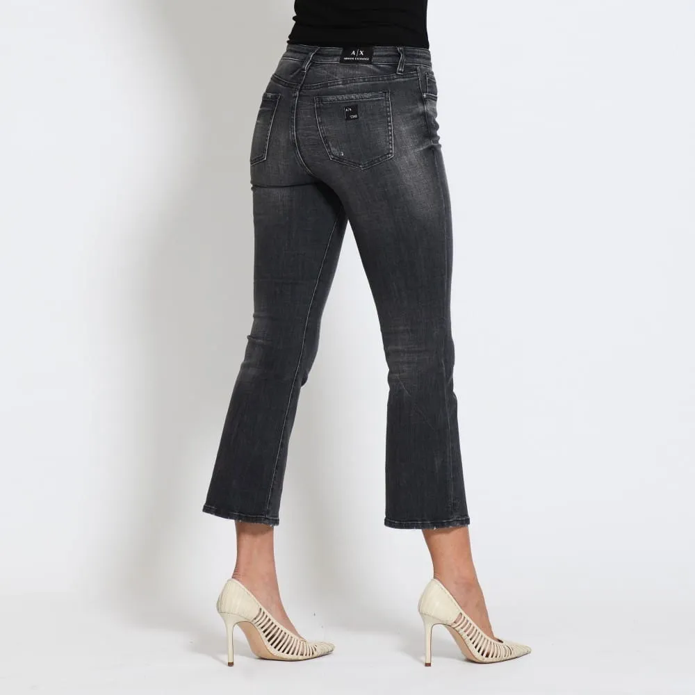 Jeans donna a zampa armani exchange