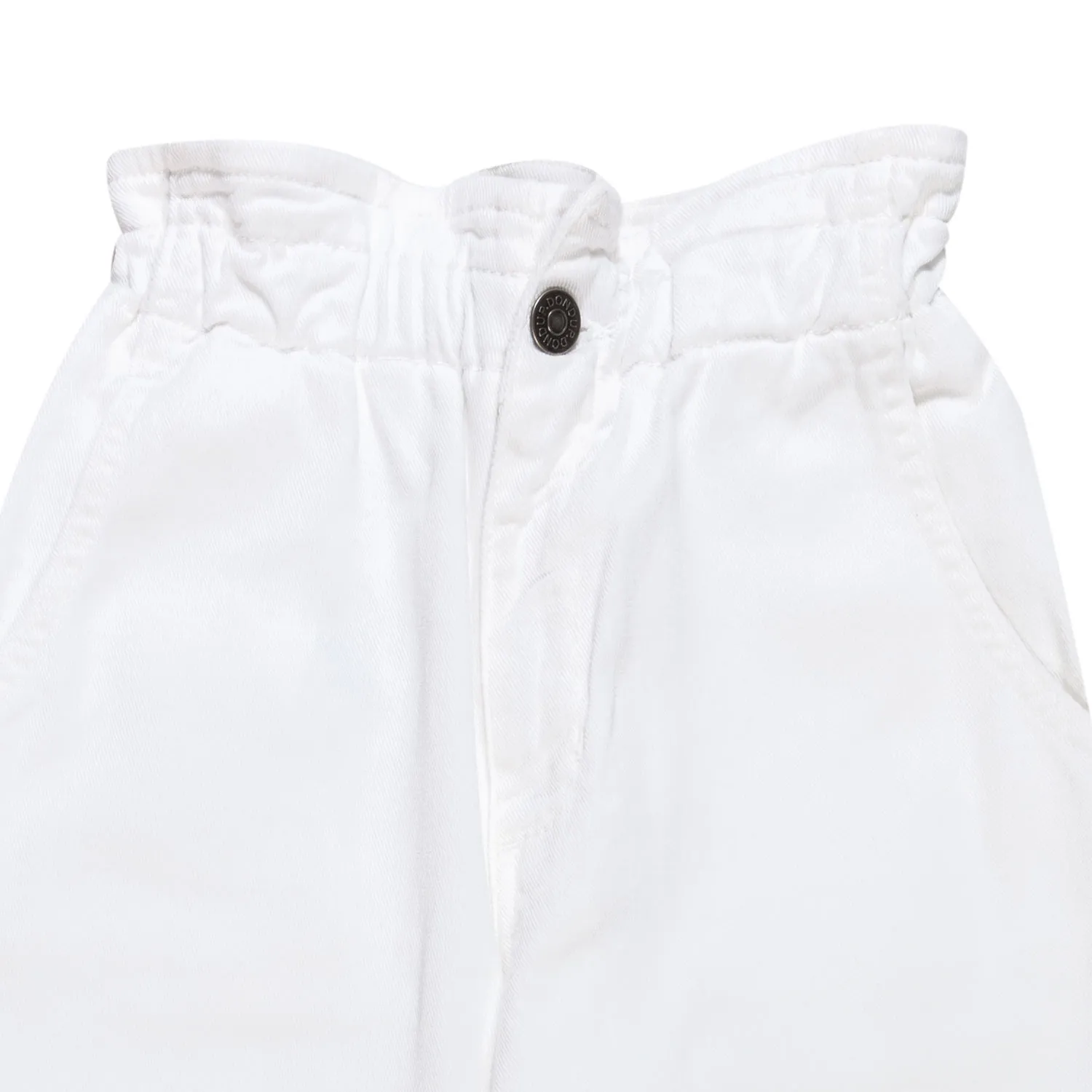 Jeans Paperbag Loose Fit Bianco Bambina E Teenager