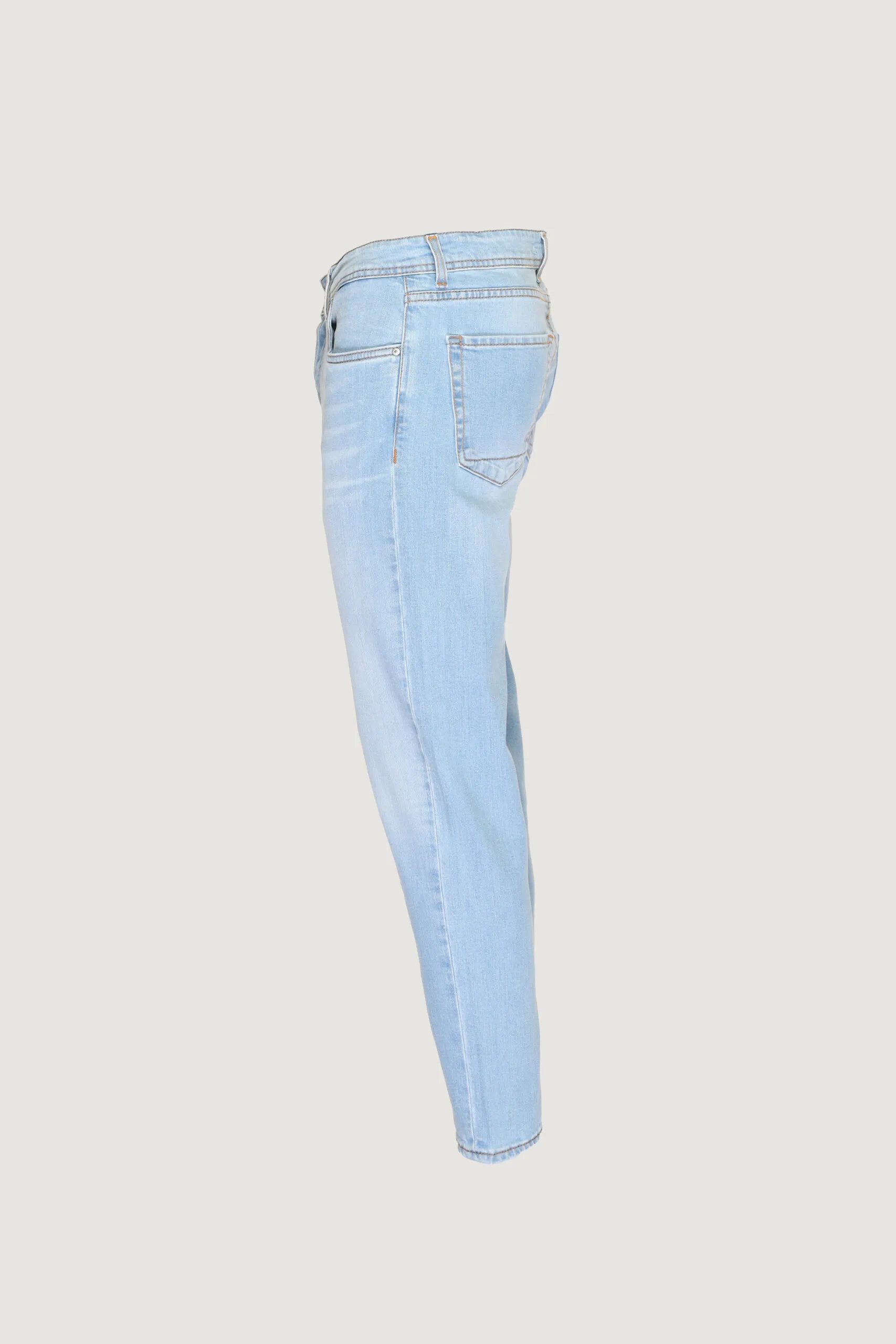 Jeans Tapered Liu-jo STRETCH FREDLT Denim chiaro