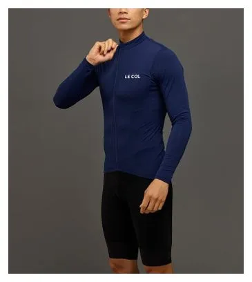 Le Col Pro Long Sleeve Jersey Navy Blue