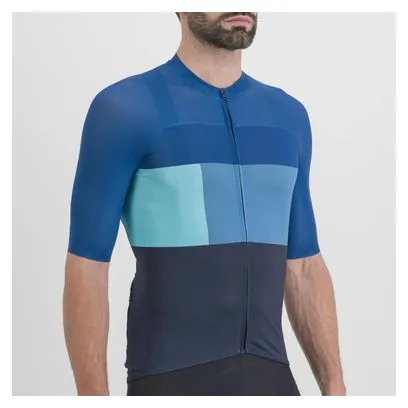 Maglia Sportful Snap a manica corta Blu