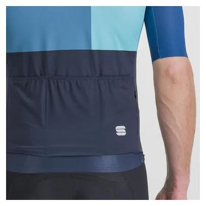 Maglia Sportful Snap a manica corta Blu