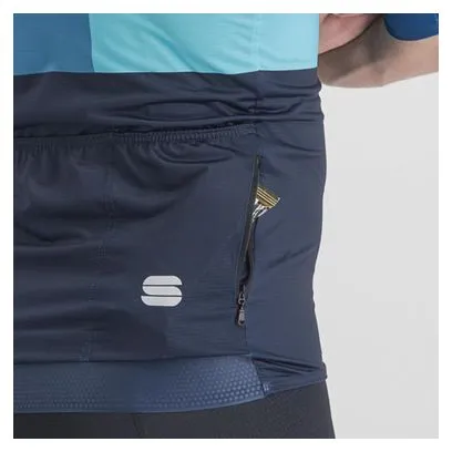 Maglia Sportful Snap a manica corta Blu