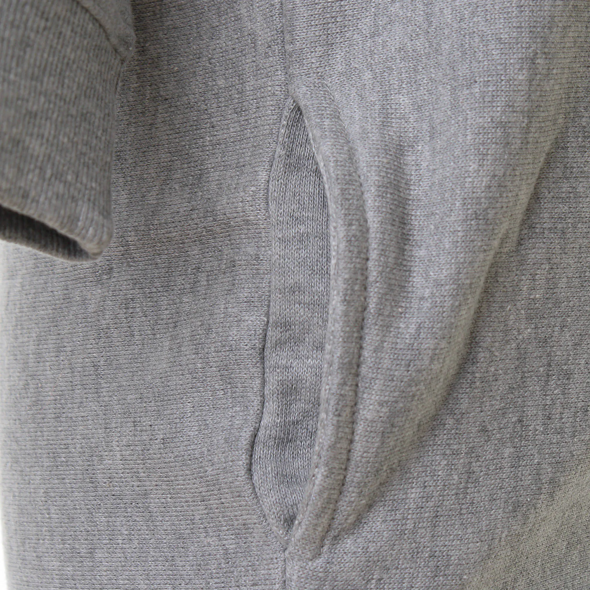 Maxi Maglia Grigio Melange Con Stampa Oro