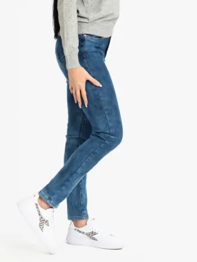 New Collection Stretch-Jeans mit Wascheffekt für Damen