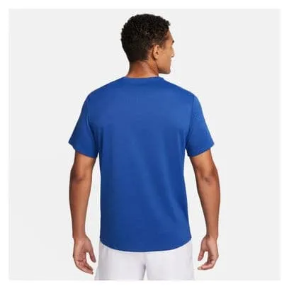 Nike Dri-Fit UV Miler Short-Sleeve Jersey Blue