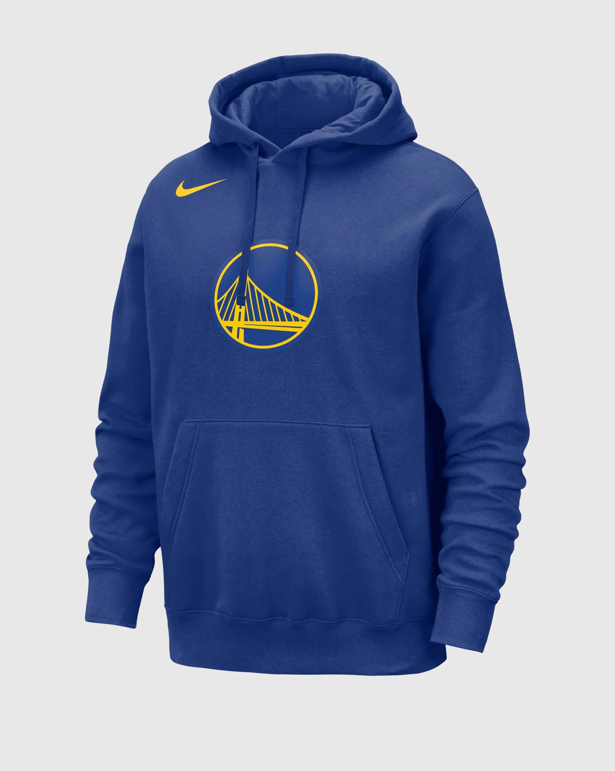 Nike NBA Felpa con Cappuccio Club Golden State Warriors Blu Uomo