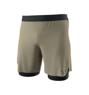 Pantaloncini da trail running da uomo Dynafit ALPINE PRO 2/1 SHORTS (Rock Khaki)