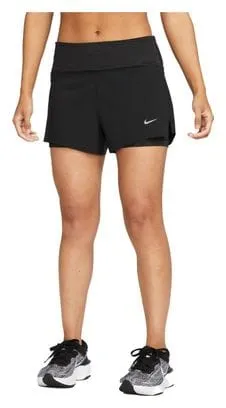 Pantaloncini Nike Dri-Fit Swift 3in Donna 2-in-1 Nero