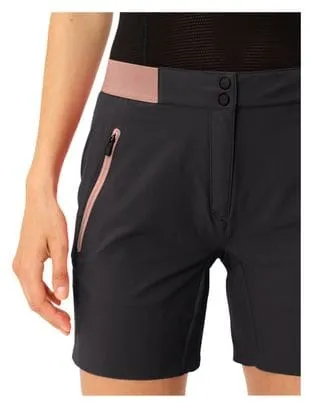 Pantaloncini Vaude Scopi II da donna nero/rosa