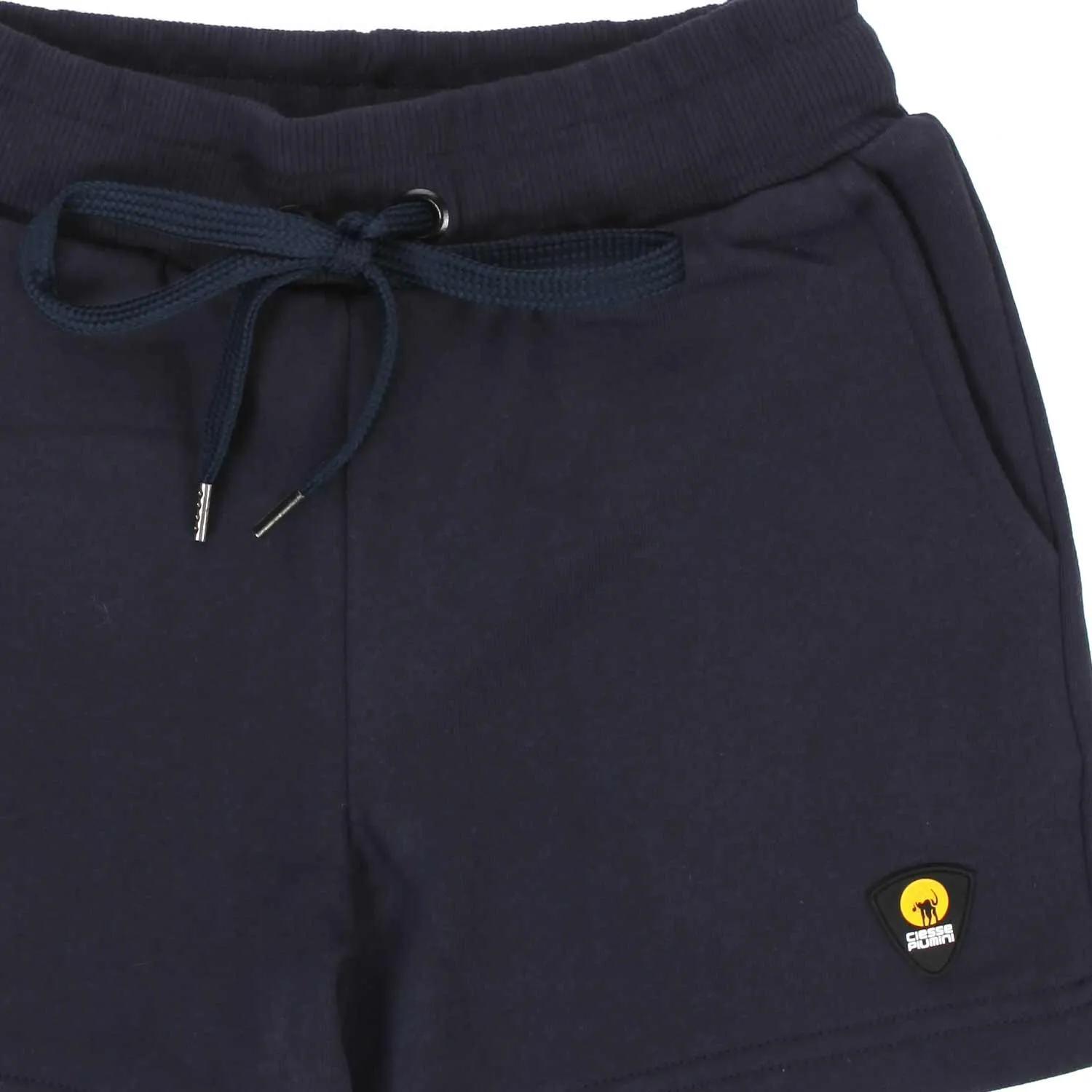 Pantaloncino In Jersey Blu Bambino E Teenager