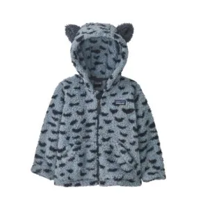 Patagonia Felpa con cappuccio Furry Friends (Snowy: Light Plume Grey) per bambini