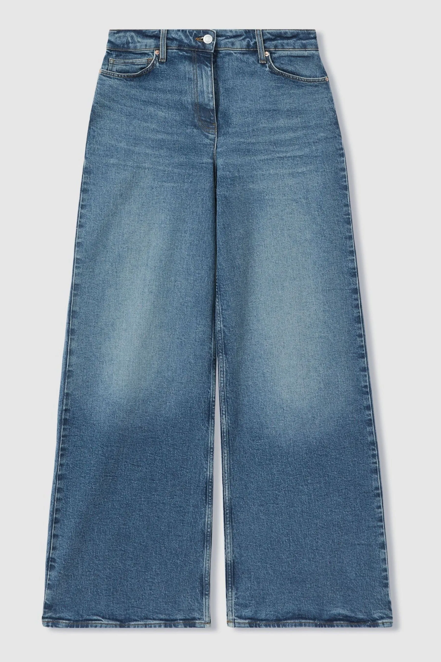 Reiss Crete Wide Leg Jeans    