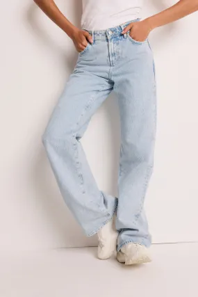 Relaxed Bootcut 100% Cotton Jeans    