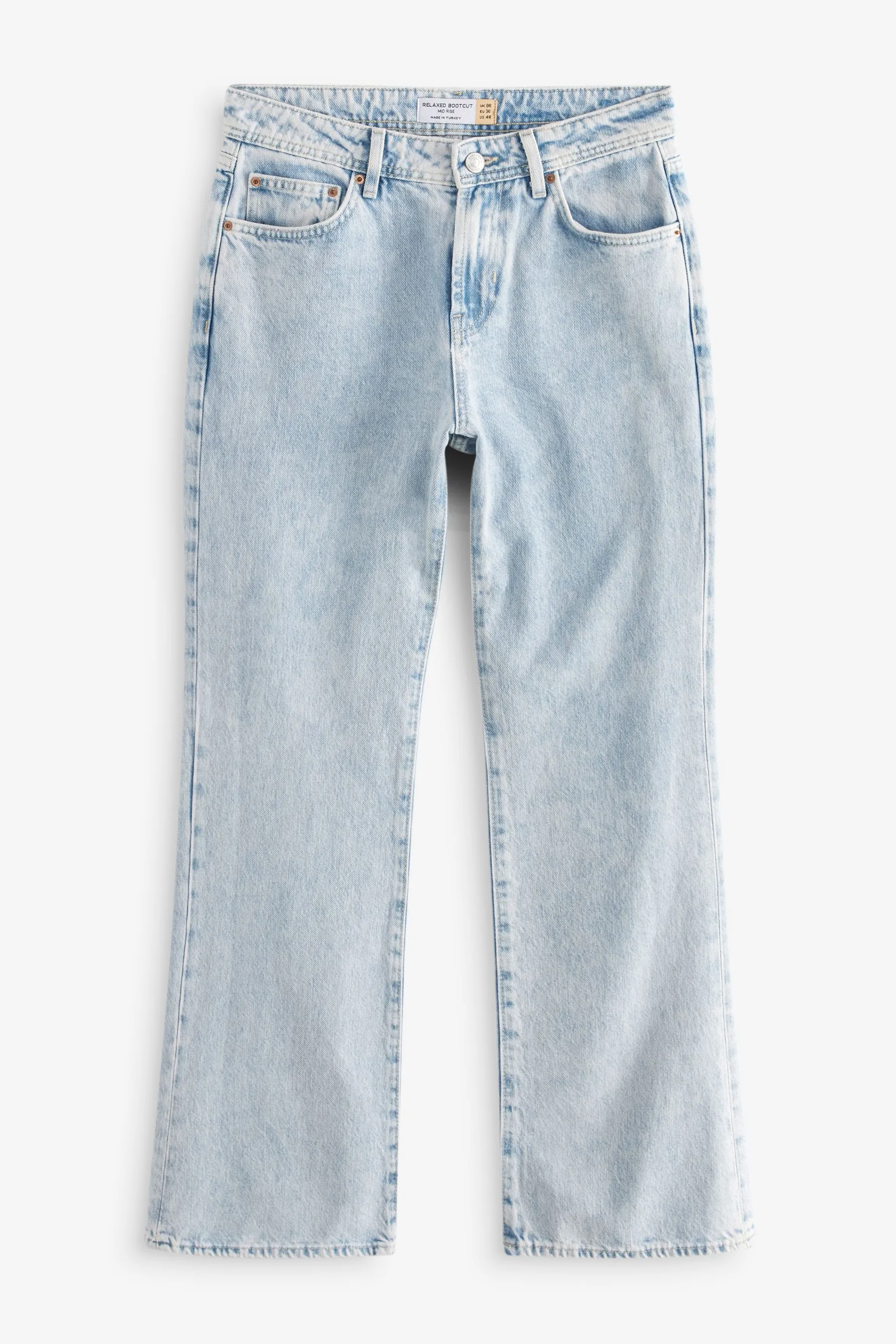 Relaxed Bootcut 100% Cotton Jeans    