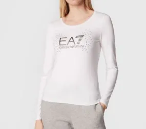 T-shirt Donna EA7 Emporio Armani 6LTT26 1100 Bianco