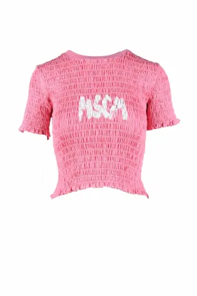 T-shirt MSGM  Rosa