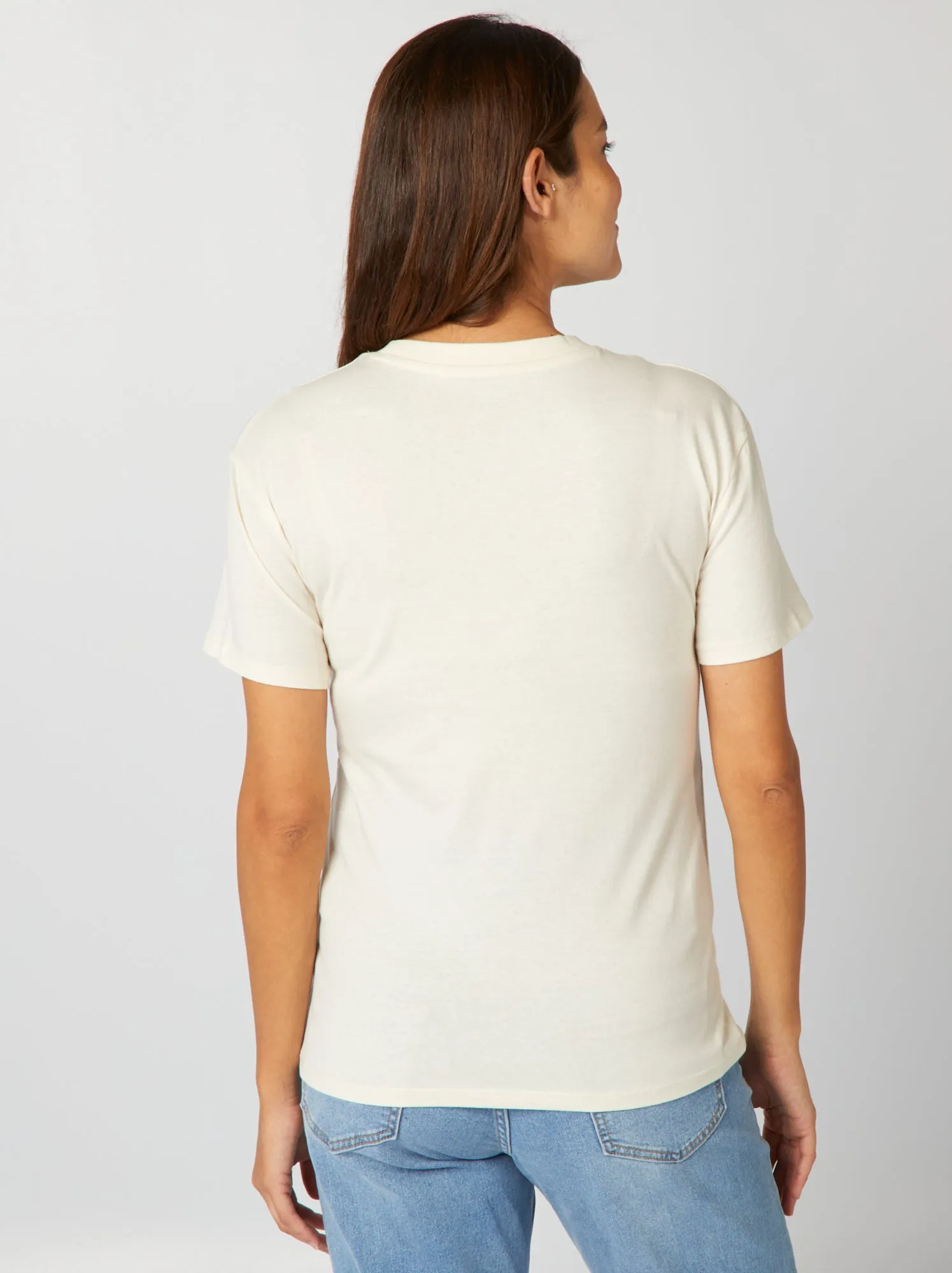 T-shirt per l'allattamento stampata - BIANCO