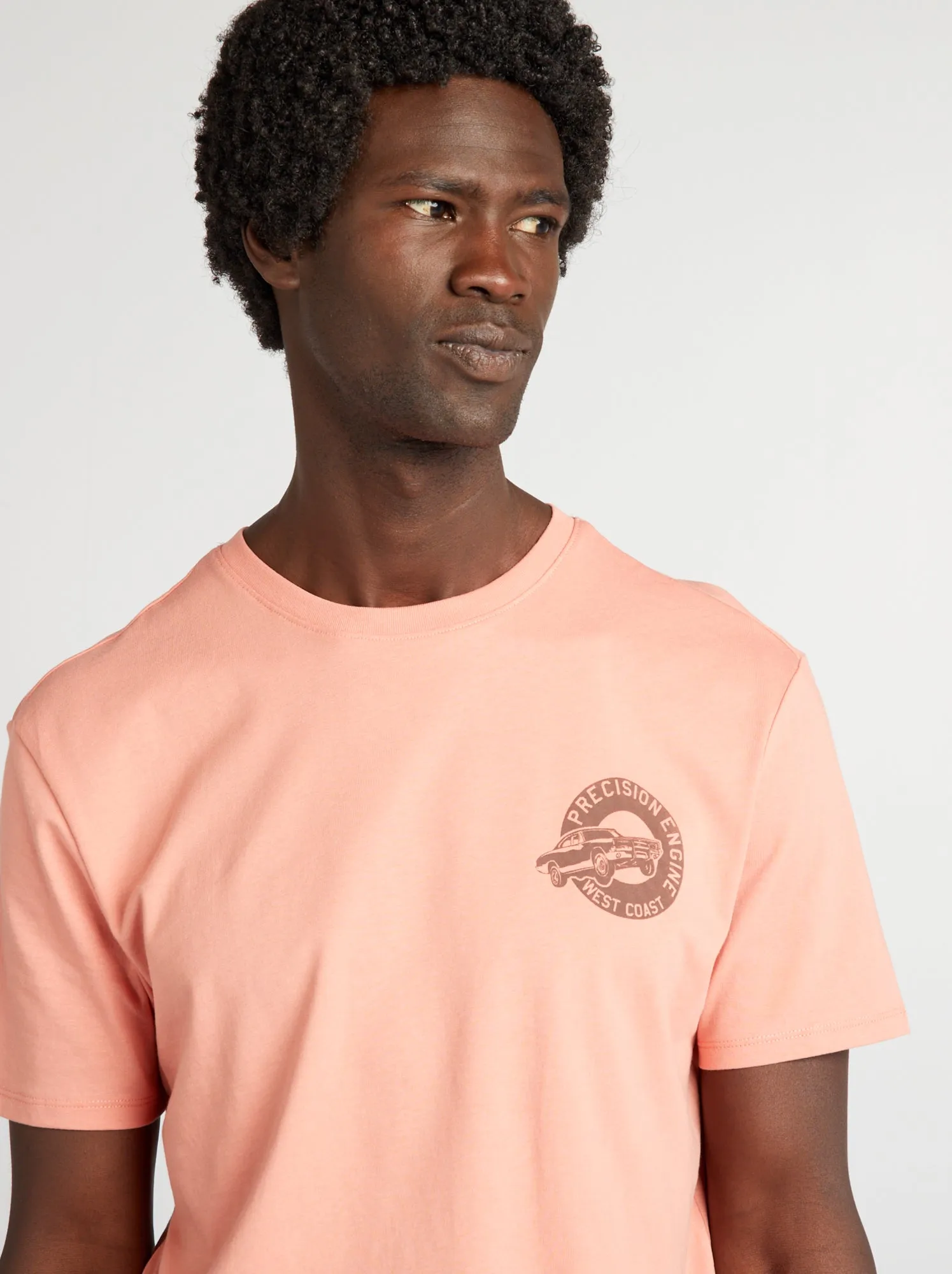 T-shirt stampata a maniche corte - ROSA