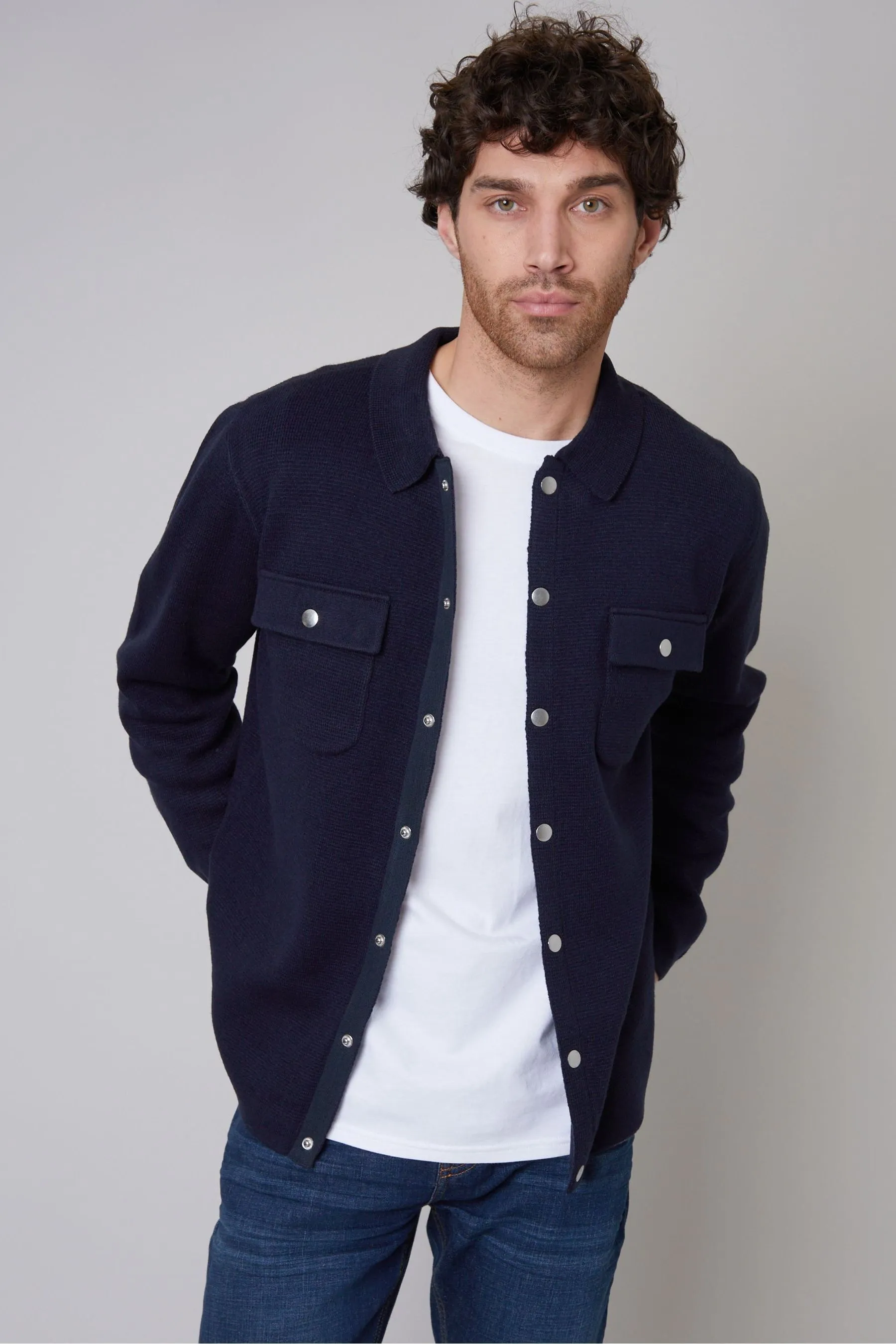 Threadbare Luxe Manica lunga - Camicia lavorata a maglia