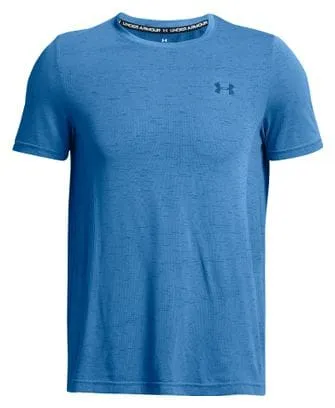 Under Armour Vanish Seamless Short Sleeve Jersey Blue Uomo