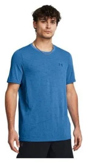 Under Armour Vanish Seamless Short Sleeve Jersey Blue Uomo