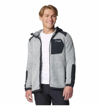 Uomo Columbia Arctic Crest Sherpa Fleece Jacket (bianco, nero)